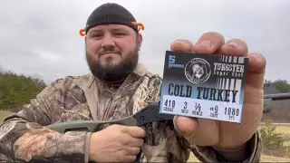 Salt creek custom ammo #9 410 test from the Rossi tuffy turkey with the rectifier 385
