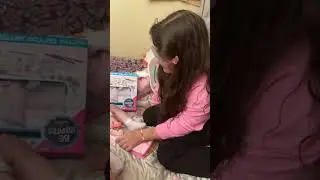 Adorable toddlers engage in imaginative play with hair salon toys#toddlerfun #pretendplay