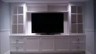 White Entertainment Center Wall Unit