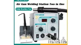 QUICK 706W+ Digital Hot Air Gun + Soldering Iron Anti-static ( Rework Station) 2 in 1