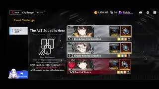 The Alt squad is here [1-3 band of sisters] f2p team Counter side