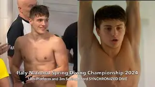 Stefano Belotti 🥇10m  3m Spring Board SYNCHRO  | 🇮🇹 National Spring Diving Championship 2024