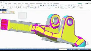 Reverse Engineering A Machine Part from EinScan 3D Scan File with Solid Edge Software