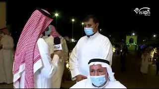 لقاء مع اكبر مزارعي اللومي الحساوي حجي جواد العيسى وابنه حيدر العيسى  - مهرجان لومي حساوي