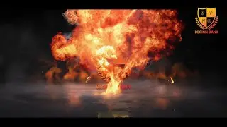 ID #1548 - Fire Explosion Logo Animation Intro Reveal - Design Bank Logo Animation