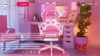 Cute Pink Gaming Chair Perfect for Gifts! #gaming #gamingchair #pink #cute #kawaii