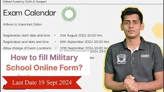 Rashtriya Military School Online Form 2024-25 || Learn to Apply || Dabad Academy