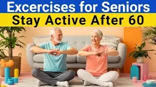Simple Exercises for Seniors Over 60 | Chair Yoga, Balance & Dumbbell Routine