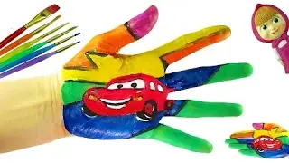 Learn Colors with Body Paint for Kids | Body Painting Learning Colors for Children