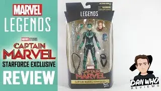 Marvel Legends Captain Marvel Starforce Exclusive Action Figure Review