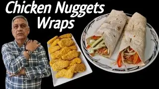 Chicken Nuggets Wraps Fast Food Style Quick and Easy | Recipe by Shaikh G in Urdu - UK