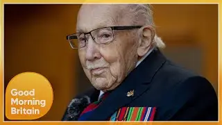 GMB Sends Best Wishes to Sir Captain Tom Moore in Hospital | Good Morning Britain
