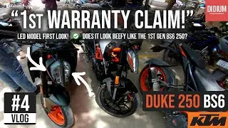 2020 KTM Duke 250 BS6 - 1st warranty claim! | LED model first look | Visuals compared