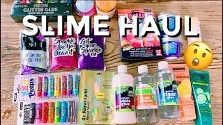 FIVE BELOW SLIME & SUPPLIES HAUL | shopping for slime supplies