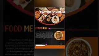Creative Food Menu By Graphix Lab |Graphic Design Tips & Tricks #shorts | Graphix Lab #automobile