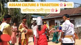Holi Celebration with Tea Garden Folk Dance | Assam Culture & Tradition 🌸💃