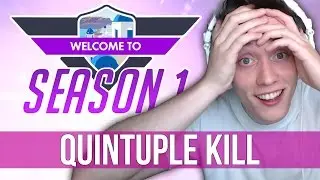 Overwatch Competitive Play: Quintuple Kill! (Overwatch Gameplay)