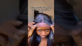 Secret to your bone straight wigs #short #shorts #bonestraighthair #hair