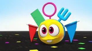 Learn Colours with WONDERBALLS | Saving Colours! | Funny Cartoons for Kids | Moonbug Kids