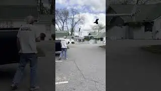 Helicopter Tail Rotor Gets Destroyed After Landing! #shorts #fyp #helicopter