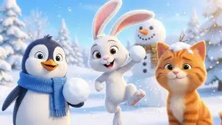 🐧 Пого, Джинкс и Джинджер: ЭПИЧЕСКАЯ битва снежками &mdash; командная работа побеждает! | Зимний забавн...