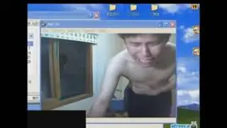 Crazy Korean Guy Breaks His Window While Singing [REUPLOAD]