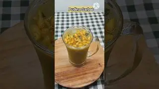 pudina sarbat recipe/Summer drink/Pudina pani for summer#shorts #pudinajuice
