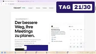 Terminbuchung automatisieren mit cal.com & Zoom-Integration | Tag 21 der 30-Tage-KI-Challenge