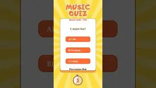 Music Quiz - 143 - Can You Crack These Scale & Key Theory Questions in 60 Seconds? 🎼🔥