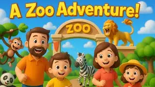 A Day at the Zoo - Sing And Play | Brother, Sister, Papa, and Mummy | Zoo & kids songs