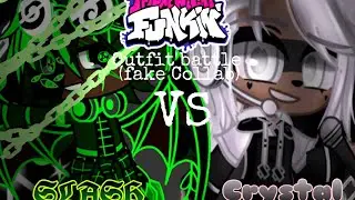 Crystal vs Slash || Gacha Club Outfit Battle (That&rsquo;s No Good) || Fake Collab #outfitbattlevscrystal​