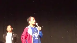 Manny Pacquiao sharing his testimony