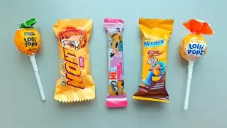 Yummy Gold Chocolate, Lollipop Candy opening video ASMR
