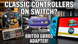 8Bitdo Gbros Bluetooth Adapter For Nintendo Classic and GameCube Controllers - Nintendo Switch