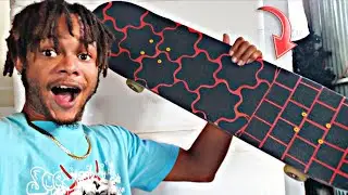 This Custom Skateboard Deck Will Blow Your Mind! | DIY Custom Art