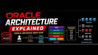 Oracle Single Instance Architecture Explained | SGA, PGA, DBWR, LGWR, Buffer Cache #education #db