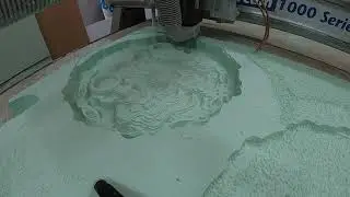 CNC Router Rough Cutting HDU Foam