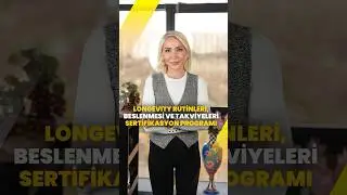 LONGEVITY RUTİNLERI & BESLENMESİ ve TAKVİYELERI KO&Ccedil;U SERTİFİKA PROGRAMI 2026 ŞUBAT PROGRAMI BAŞLIYOR