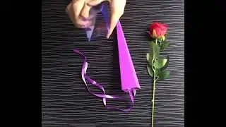 Flower Packaging Triangle Paper Single Rose Box for Valentine's Day Mothers Day
