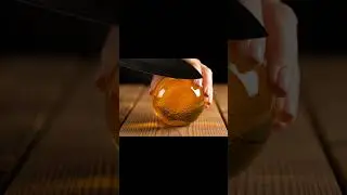 Glass Orang Fruit Slice 🍊 | #asmr