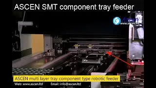 SMT component multiple tray feeder|transformer tray feeder