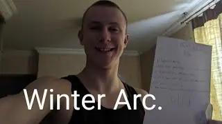 Accountability video for Winter Arc 🏔️