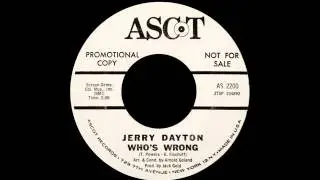 Jerry Dayton - Who's Wrong
