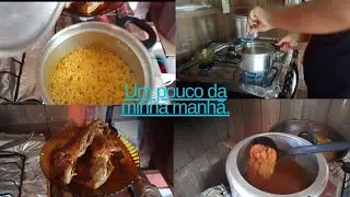 Um pouco da minha manhã , após chegar da academia ( almoço)