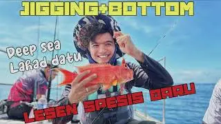 BELAJAR PANCING TEKNIK JIGGING DEEP SEA TAMBISAN | LAHAD DATU