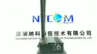 x6adj RC433MHz RC916MHz Drone Signal Scrambler 6 Band With Adjustable Output Power Anti Drone System