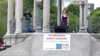 VHL Family Alliance Concert - Jennifer Behnke singing