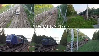 SPECIAL NA 200: Pociągi na styku dwóch linii kolejowych | Odcinek Rynkowo Wiadukt - Maksymilianowo