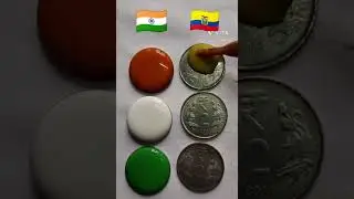 colour drop mixing, colour 's, satisfying video #art #colourmixing #colourart #stressrelief #coins
