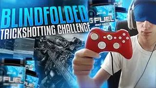 BLINDFOLDED TRICKSHOTTING CHALLENGE!! | FaZe Rug